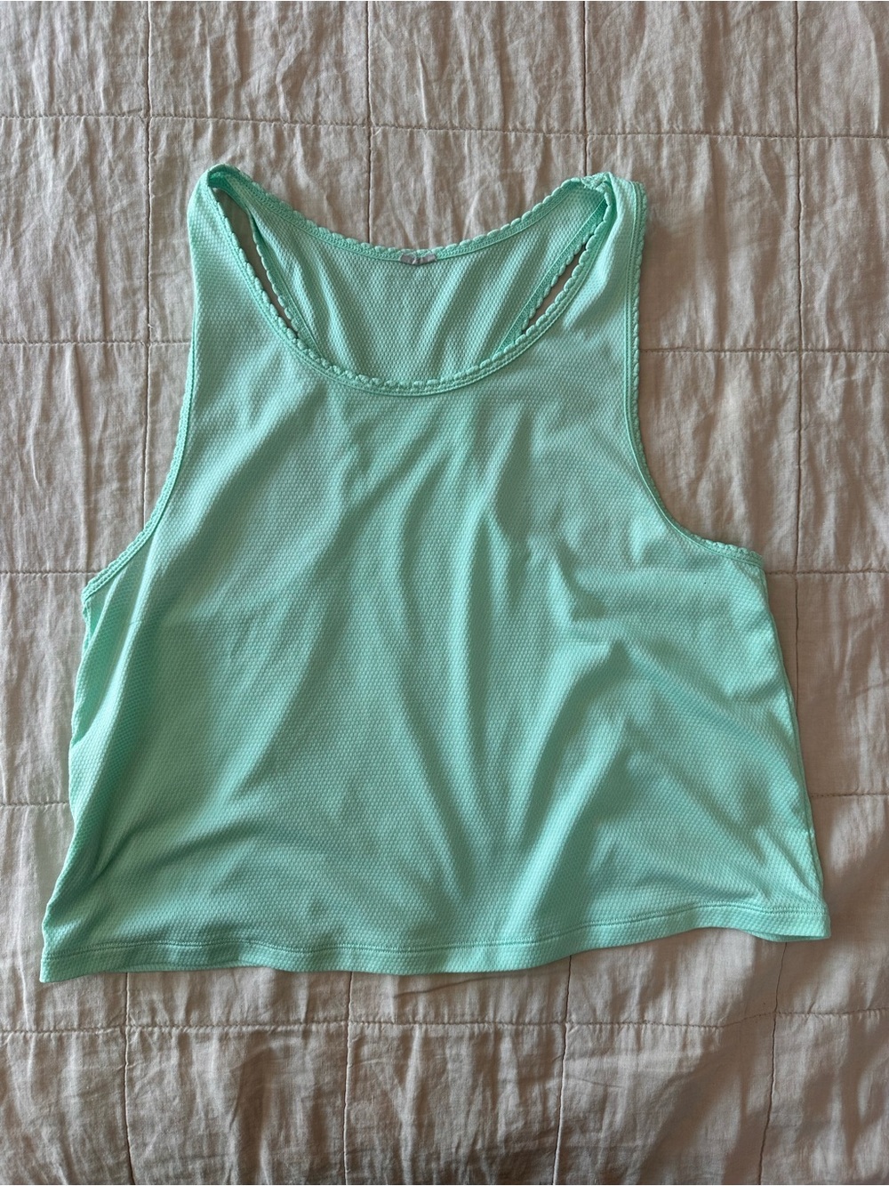 Lorna Jane Light Mint Women's Tank Top - Breathable Racerback
